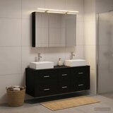  Set namještaja za kupaonicu 4 kom. Crni hrast | shoptok.hr