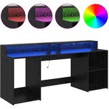  Stol s ladicama Crni hrast 200 x 55 x 91 cm Konstruirano drvo | Eponuda.com