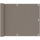 Balkonski zastor smeđe-sivi 75 x 300 cm od tkanine Oxford | Eponuda.com