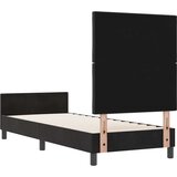 vidaXL Posteljni okvir Črna 80x200 cm Žamet | Shoptok.si