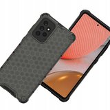 HURTEL HONEYCOMB CASE OVITEK OHIŠJE OVITEK ZA SAMSUNG GALAXY A72 ČRN, (21911185) | Shoptok.si