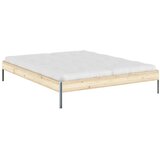Karup Design Zakonska postelja iz masivnega bora z letvenim dnom 160x200 cm v naravni barvi Core – | Shoptok.si