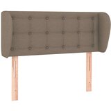  Vzglavje z ušesi taupe 103x23x78/88 cm blago, (20736031) | Shoptok.si