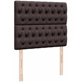  Krevet s oprugama i madracem tamnosmeđi 120 x 200 cm od tkanine | shoptok.hr