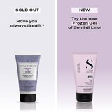 ALFAPARF MILANO Semi di Lino Style&Care Frozen gel stiling gel z ekstra močnim utrjevanjem 150 ml | Shoptok.si