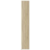  Visoka komoda LED boja hrasta 69x32,5x200 cm konstruirano drvo | shoptok.hr