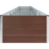  Povišena vrtna gredica od pocinčanog čelika 600x80x45 cm smeđa | shoptok.hr