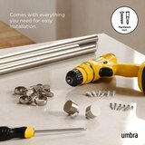 Umbra Karnisa iz nerjavečega jekla z nastavljivo dolžino 168 - 305 cm Cappa – | Shoptok.si