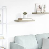  Plutajuća zidna polica boja hrasta 50 x 23 x 3,8 cm MDF | shoptok.hr