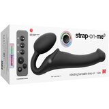 Strap-On-Me Vibracijski strap on dildo brez pasu Strap On Me, velikost M, črn | Shoptok.si