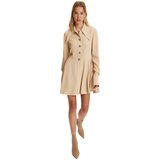NOCTURNE Košulja haljina bež / zlatna / srebro | shoptok.hr