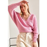 Bianco Lucci Women's Tie Detailed Knitwear Cardigan | shoptok.hr