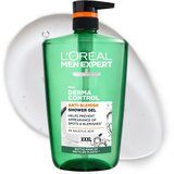 L&amp;acute;Or&amp;eacute;al Paris Men Expert Derma Control gel za tu&amp;scaron;iranje za osjetljivu i problematičnu kožu 1000 ml Slike