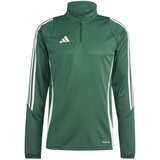 Adidas Sportska sweater majica 'Tiro 24' tamno zelena / bijela | shoptok.hr