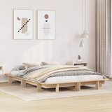 Maison Chic posteljni okvir - dvoposteljna postelja - zakonska postelja brez vzmetnice 120x200 cm trdna borovina-J10507, (21776906) | Shoptok.si