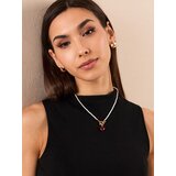 Sinsay Ogrlica s biserima i privjeskom u obliku srca | shoptok.hr