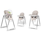  Visoka stolica sa stolom i siva ležaljka za bebe Nukido | shoptok.hr