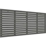  Zidno uzglavlje sivo 206x3x91,5 cm od masivne borovine | shoptok.hr