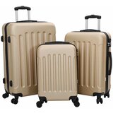 vidaXL Komplet kovčkov s ključavnico 3 pcs Šampanjec 50 x 31 x 78 cm, (5000098368) | Shoptok.si
