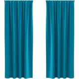  Zavjese za blackout s prstenovima 2 pcs Tirkizna 260 x 140 cm | shoptok.hr