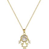 IZMAEL Ogrlica Girl - Zlatna | shoptok.hr
