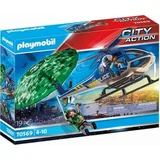 Playmobil Playmobil® City Action Policijski helikopter: Padobranska potjera 70569