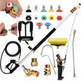 Rosfix PowerReach ProMax 6.3m – Brizgalna Cev Za Visokotlačni Čistilnik, Aluminij, Doseg 6,3 m | 4000 PSI, 7 Šob, M22/QC, (5000356615) | Shoptok.si