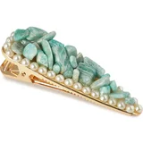 Crystallove Amazonite Hair Clip sponka za lase 1 kos