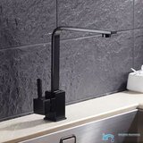 EYN Pipa 0113 za kuhinjo ali kopalnico | Sodobna visoka kuhinjska/kopalniška armatura ostrih linij — Krom | Shoptok.si