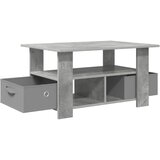  Kava Stol Betonski sivi 77 x 55 x 42 cm Konstruirano drvo | Eponuda.com