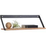 Landscape STENSKI REGAL 58/18/15 cm črna, barve akacije | Shoptok.si