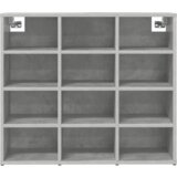 vidaXL ormar za cipele s policom s pohranom betonska siva 52.5 x 30 x 50 cm | shoptok.hr