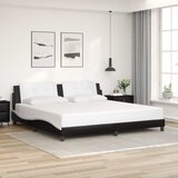  Okvir za krevet bez madraca Zadar crno-bijeli 200x200cm umjetna koža | shoptok.hr