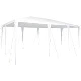 vidaXL Zabavni šotor Bela 600 x 400 x 266 cm Poliester in jeklo, (5000045271) | Shoptok.si