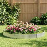  Ograda oko Travnjaka 10 m x 25 cm Pocinčani čelik Srebrna | shoptok.hr