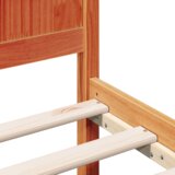  Krevet u wax smeđoj boji Wax smeđa Masivna borovina 140 x 190 cm | shoptok.hr