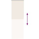 vidaXL Rolo zavjesa prljavobijeli 80x230 cm Širina tkanine 75,7 cm | shoptok.hr