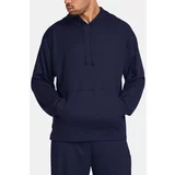 Under Armour UA Rival Waffle Hoodie Pulover Modra