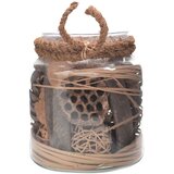 Kayoom OKRASNI KOZAREC 20 cm steklo, naravni materiali | Shoptok.si