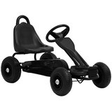  Go-Kart s Pedalama i Pneumatskim Gumama crni | shoptok.hr