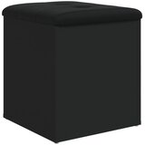  Klupa za pohranu crna 42 x 42 x 45 cm od konstruiranog drva | shoptok.hr