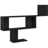  Zidna polica crni hrast 100x15x70 cm inženjerski drvo | Shoptok.si
