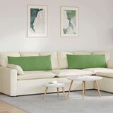  Jastučići za sofu 2 pcs Svijetlo zelena 120 x 40 cm | shoptok.hr