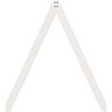 vidaXL Krov za dječji krevet bijeli 199x80,5x88 cm masivna borovina | shoptok.hr