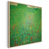  Slika - Gustav Klimt – Poppy Field 60x60 U prirodnom drvenom okviru | shoptok.hr