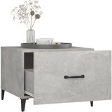  Stolić za kavu s metalnim nogama 2 kom boja betona 50x50x40 cm | shoptok.hr