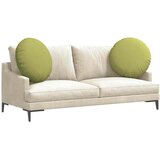  Jastučići za sjedenje 2 pcs Svijetlo zelena Ø60 x 21 cm tkanina | Eponuda.com