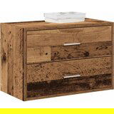 vidaXL Ormarić s 2 ladice boja drva 60x31x40 cm konstruirano drvo | shoptok.hr