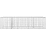  Gabion s 5 mm žicom i mrežom 5x5 cm 400x50x100 cm | shoptok.hr