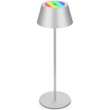 BRILO LED RGB punjiva stona dodirna lampa KIKI LED/2,6W/5V IP44 2600 mAh srebrna Cene